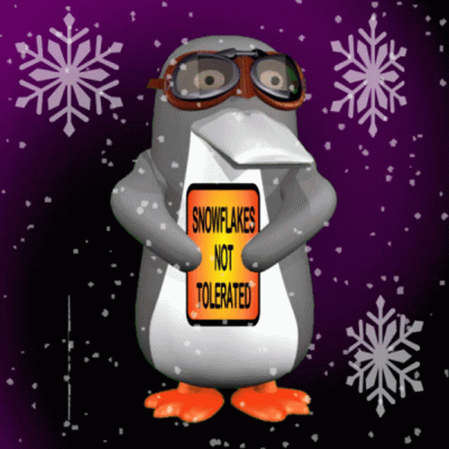 Girl Licking Snowflake GIF