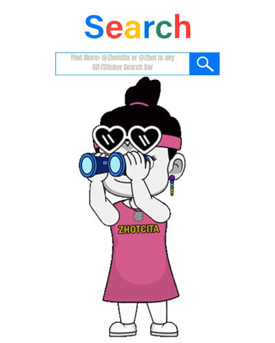 Girl Looking Through Binoculars