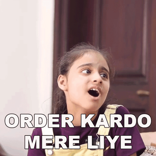 Girl Making Funny Face Order Kardo Mere Liye