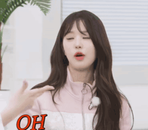 Girl Making Funny Face Saying Oh My God GIF