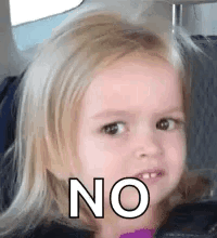 Girl Making Funny No Face GIF