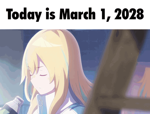 Girl March 1St 2028 GIF
