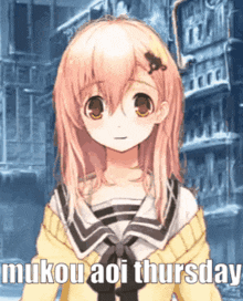Girl Mukou Aoi Thursday GIF