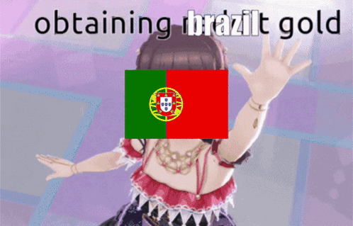 Girl Obtaining Brazil Gold