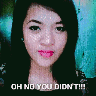 Girl Oh No You Didn't GIF
