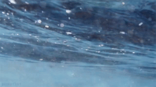 Girl On Small Ocean Waves GIF