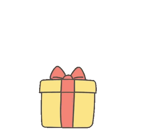 Girl Peeking Out of Gift Box