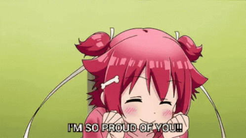 Girl Pigtails Bone Says I'm So Proud GIF
