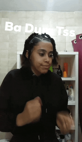 Girl Playing Ba Dum Tss GIF