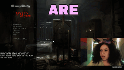 Girl Playing Layers of Fear