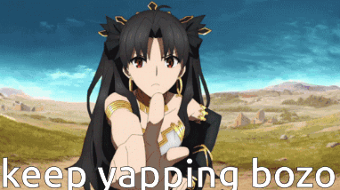 Girl Pointing Keep Vapping Bozo GIF