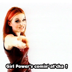 Girl Power Geri Halliwell Spice Girls GIF