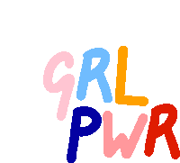 Girl Power Grlpwr Sticker GIF