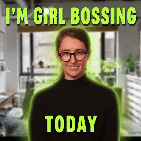 Girl Power Strong Lady Boss GIF