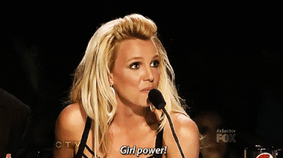 Girl Power Sultry Britney Spears GIF