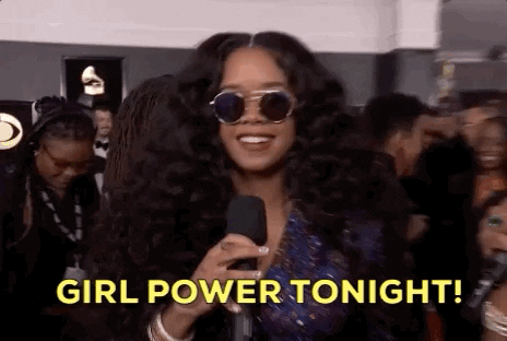 Girl Power Tonight Black Artists Grammy Awards GIF