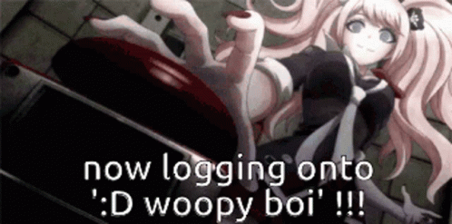 Girl Pressing Button Now Logging Onto D Woopy Boi