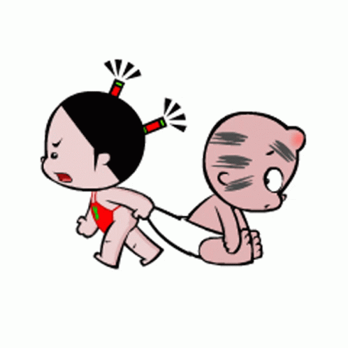 Girl Pulling The Pants GIF