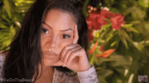 Girl Rolling Eyes Irritated GIF