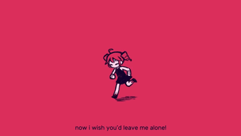 Girl Running with Words I Can't Say