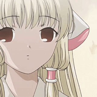 Girl's Blonde Face Close Up GIF