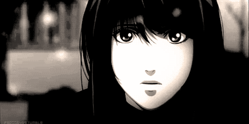 Girl's Face in Black and White with Frozen99 Tumblr