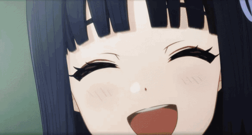 Girl's Face with A and U Letters