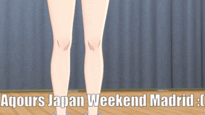 Girl's Legs Aqours Japan Weekend Madrid