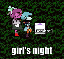 Girl's Night Two Girls Together