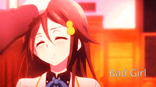 Girl Saying Bad Girl