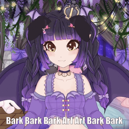 Girl Saying Bark Bark Bark