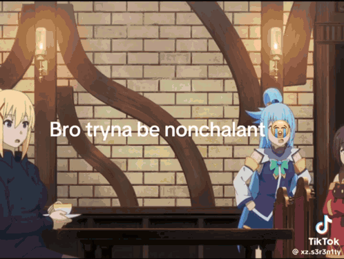 Girl Saying Bro Tryna Be Nonchalant
