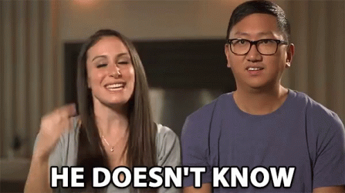 Girl Saying Does He Know