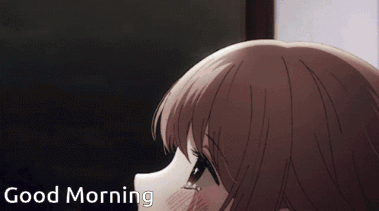 Girl Saying Good Morning