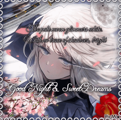 Girl Saying Good Night Sweet Dreams GIF