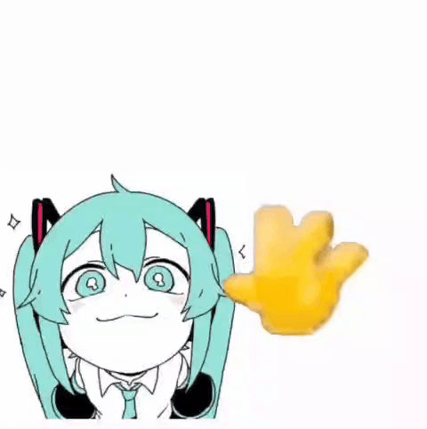 Girl Saying Hello Next To French Fries GIF
