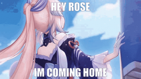 Girl Saying Hey Rose Im Coming Home