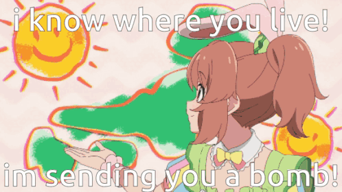 Girl Saying I Know Where You Live