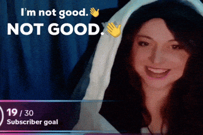 Girl Saying I'm Not Good Not Good