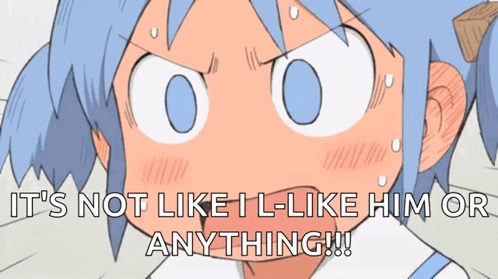 Girl Saying It's Not Like I Like Him