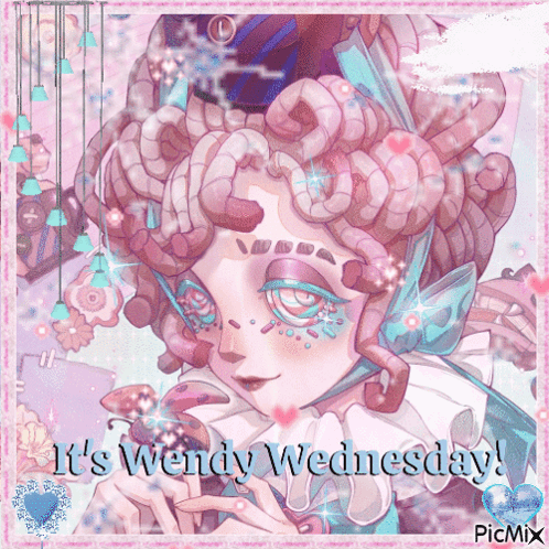 Girl Saying It's Wendy Wednesday
