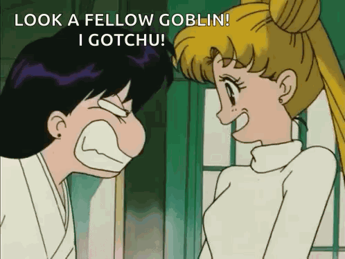 Girl Saying Look A Fellow Goblin GIF