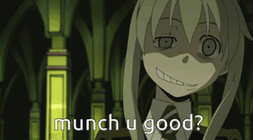 Girl Saying Munch U Good