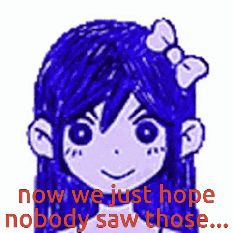 Girl Saying Now We Just Hope Nobody Saw Those