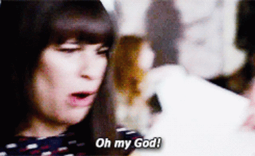 Girl Saying Oh My God GIF