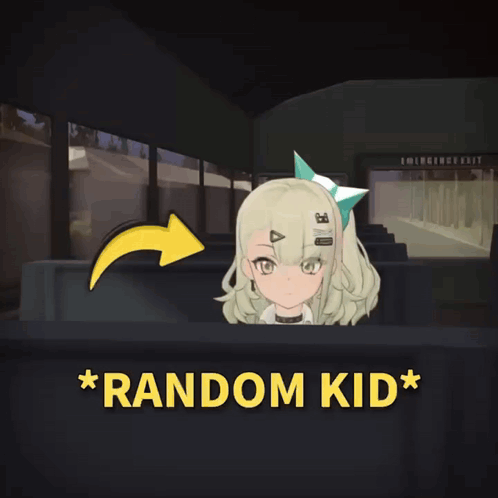 Girl Saying Random Kid GIF