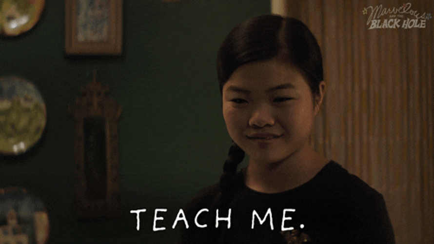 Girl Saying Teach Me Black Holes Movie GIF