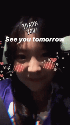 Girl Saying Thank You See You Tomorrow GIF