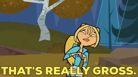 Girl Saying That's Really Gross GIF