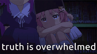 Girl Saying Truth Is Overwhelmed